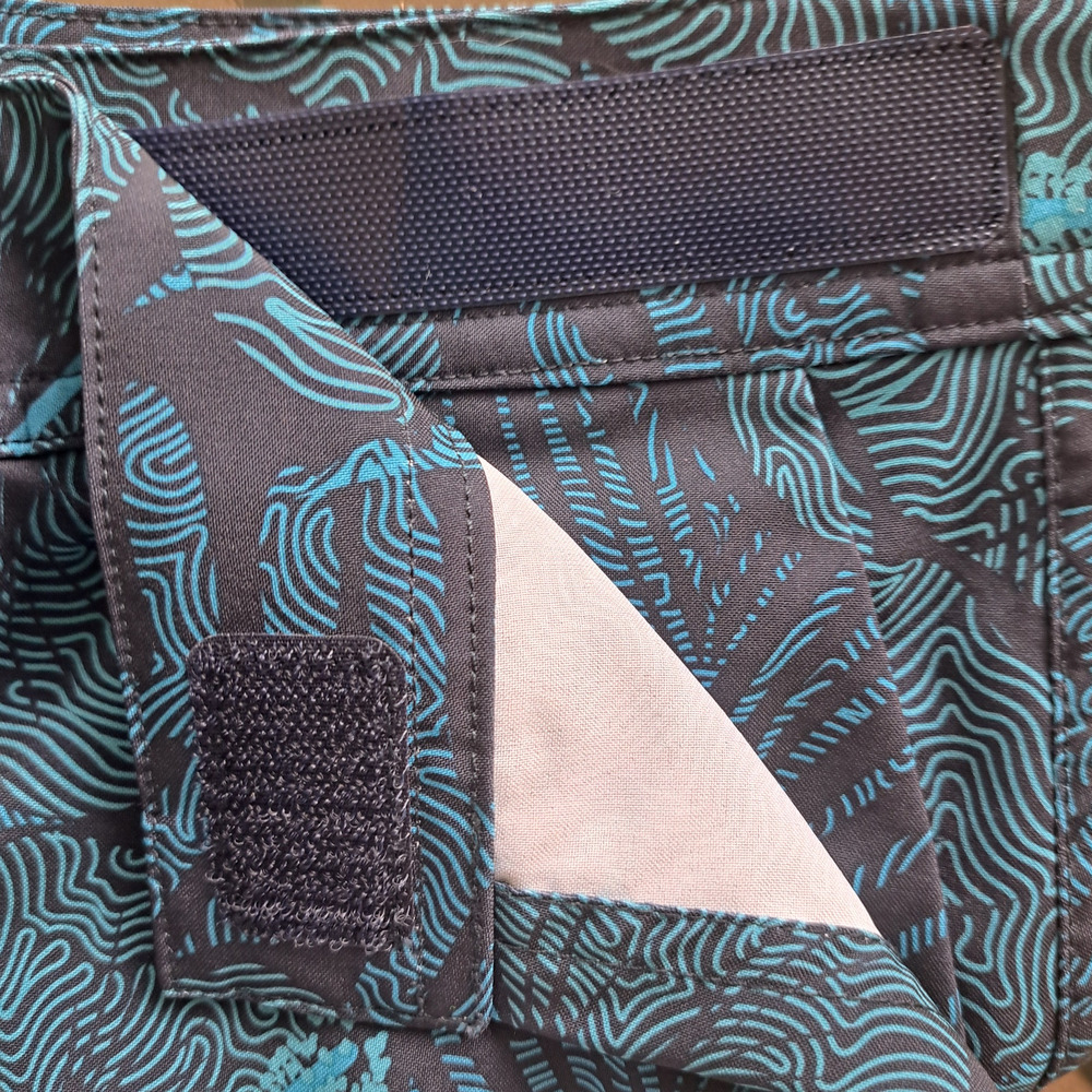 RipSkirt Hawaii Wrap Mini Skirt X-Small Length 1 Coverup Moonlight Maui Blue - Picture 8 of 12